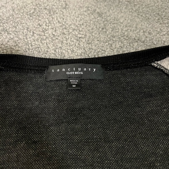 Sanctuary Leopard Print Zipper Detail Sweater Size Medium - Picture 2 of 13